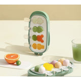 Forma Pentru Inghetata 4 Compartimente, Forme Cu Animalute, Materialsilicon Si Abs, 21 X 12.8 X 3Cm - vivimall.ro
