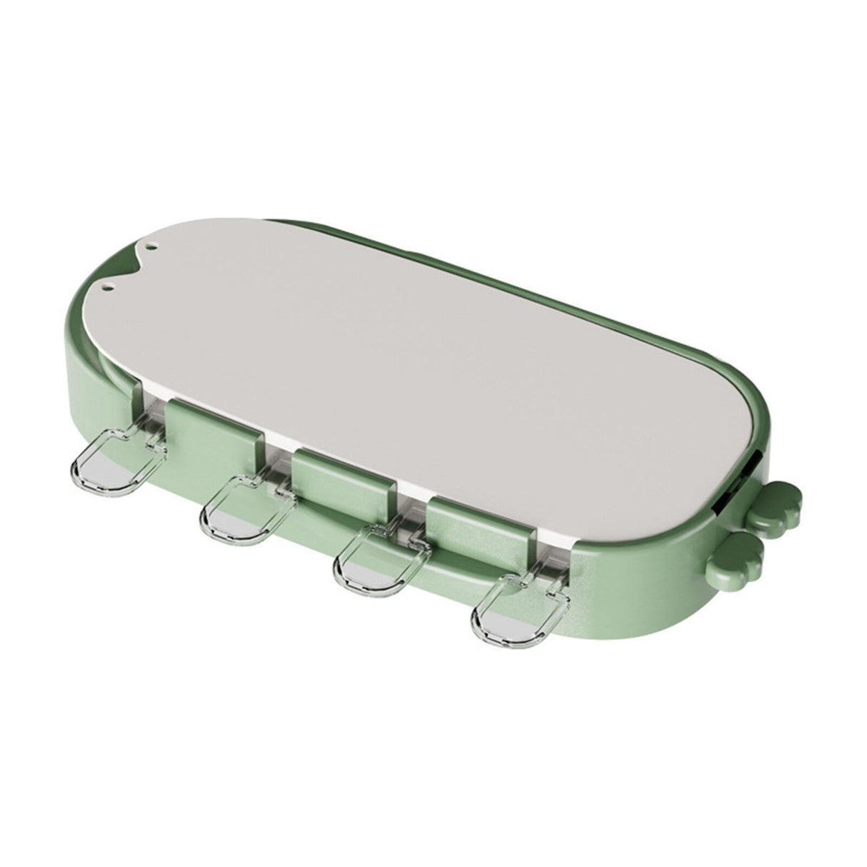 Forma Pentru Inghetata 4 Compartimente, Forme Cu Animalute, Materialsilicon Si Abs, 21 X 12.8 X 3Cm - vivimall.ro