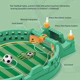 Fotbal de Masa Interactiv pentru Copii, Vivimall, cu 2 Mingi Incluse, Tabela Scor, 22.8x12x4 cm, Verde - vivimall.ro