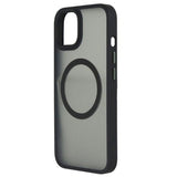 Husa de Protectie, Flippy, pentru Apple iPhone 12/12 Pro, Acoperire Totala, Magnetica, Wireless, din Acrilic Mat Colorat, Negru - vivimall.ro