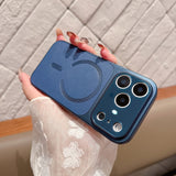 Carcasa Magnetica Mata, Flippy, pentru iPhone 17 Air, Argintiu