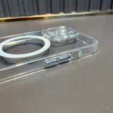 Husa protectie Flippy pentru iPhone 12 Mag Safe, 2 in 1 incarcare si magnet, Silicone, Transparenta - vivimall.ro