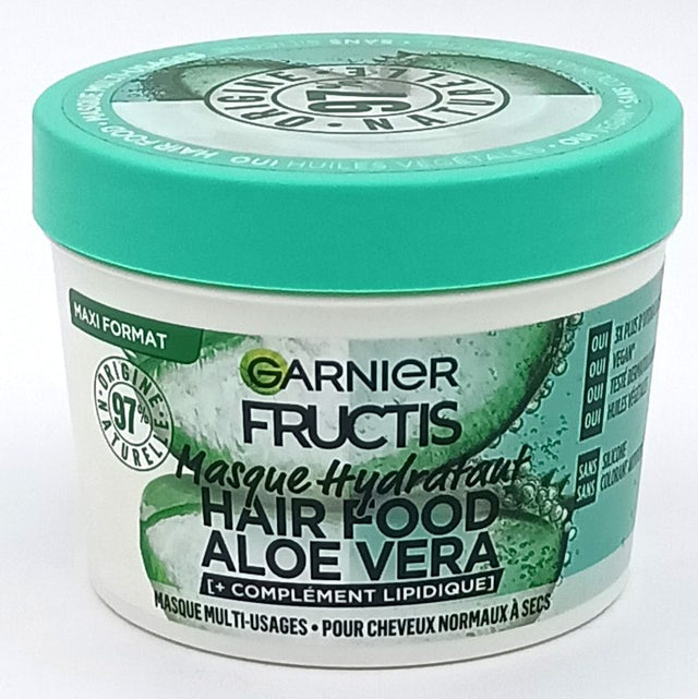 Masca pentru Par, GARNIER, Fructis Aloe, 390 ml - vivimall.ro