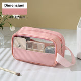 Geanta cosmetice Vivimall, pentru voiaj sau organizare, 22 x 12 x 8 cm, roz - vivimall.ro