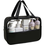 Geantă Cosmetice, Pentru Voiaj Sau Organizare, Material PVC Textil, Impermeabilă, Portabilă, 30 x 21 x 12 cm - vivimall.ro