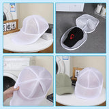 Husa de Spalare Sapca, Vivimall, pentru Masina de Spalat, din Poliester, Circumferinta 53 cm, cu Fermoar, Alb - vivimall.ro