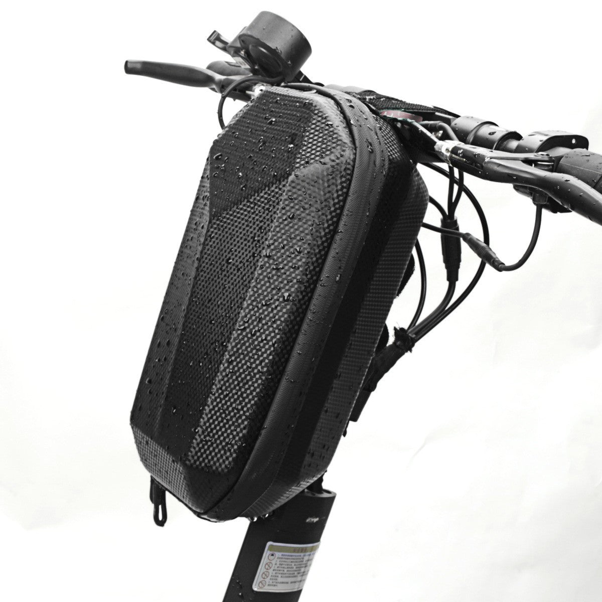 Geanta pentru Trotineta Electrica, Vivimall, Hard Shell de 4 L, Geanta Frontala pentru Bicicleta, Impermiabila Rigida pentru Bicicleta, 30 x 15.5 x 13 cm, Negru - vivimall.ro