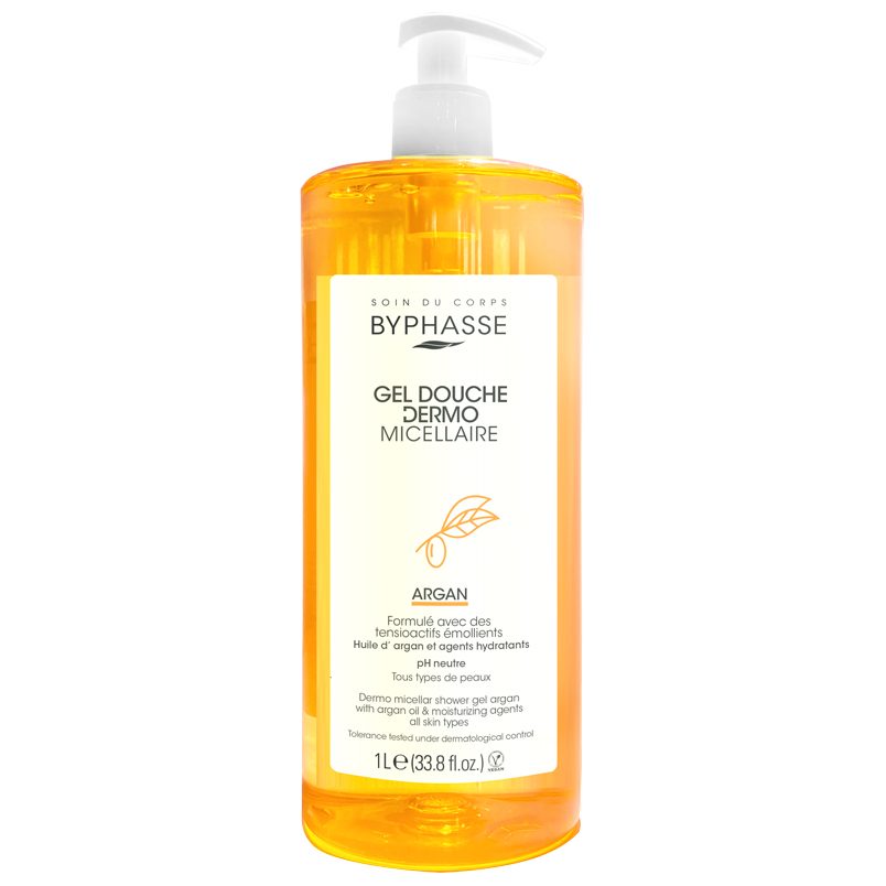 Gel de Dus, Byphasse, Dermo Micelar 1000 ml Argan