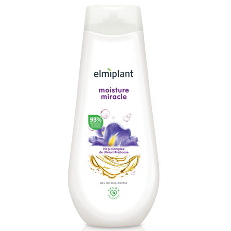Gel de Dus Crema, Elmiplant, Cu Iris si Uleiuri Pretioase, 750 ml - vivimall.ro