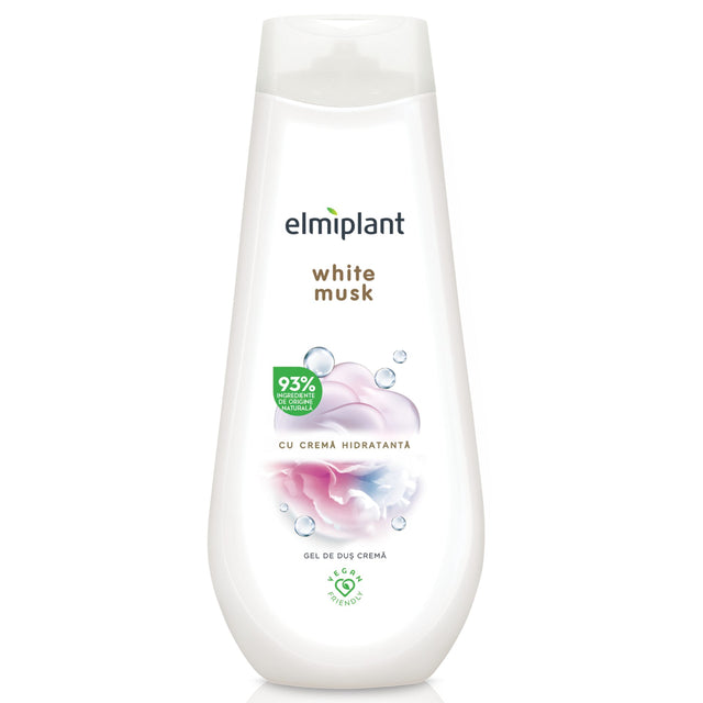 Gel de Dus Crema, Elmiplant, White Musk, 750 ml - vivimall.ro