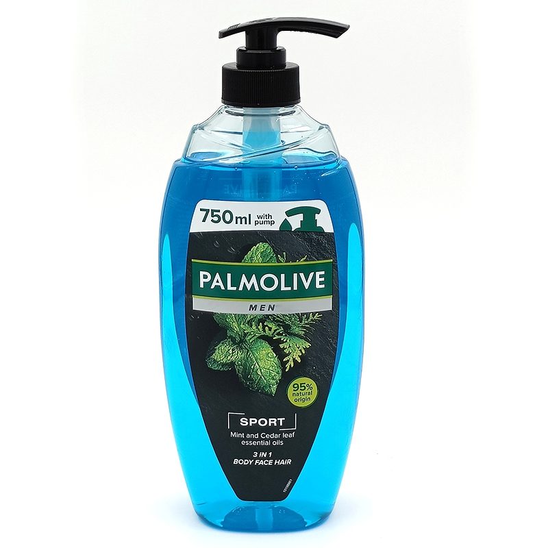 Gel de Dus, Palmolive, Pompita 750 ml Men Sport Mint Cedar Oil