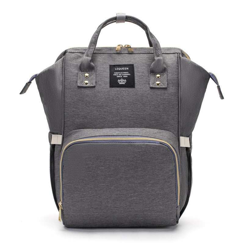 Тъмносива раница за майки | MommyBag 3