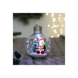 Glob de Craciun, Vivimall, cu LED, Model Pinguin, 10 x 5 x 3 cm, Multicolor - vivimall.ro