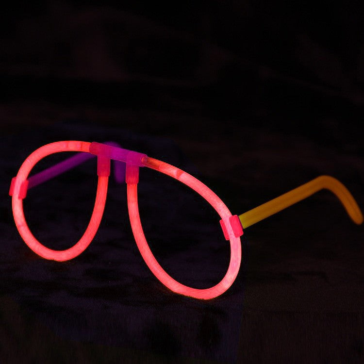 Ochelari Decorativi, Vivimall, din Plastic, Fluorescenti, Accesoriu Petrecere, Roz - vivimall.ro