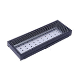 Gratar Portabil, Confectionat Din Metal, Pentru Picnic, Gradina, Terasa, Camping, Dimensiuni Reduse, 60X22X23 Cm, Negru - vivimall.ro