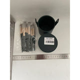 Set 14 Pensule de Machiaj cu Peri Moi, Vivimall, cu Suport pentru Depozitare, Verzi - vivimall.ro