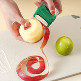 Decojitor/Curatator Manual De Legume Si Fructe, Portabil, Cu Magnet, Doua Lame, Inox, 6.7X6X1.6 Cm - vivimall.ro
