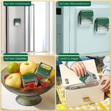 Decojitor/Curatator Manual De Legume Si Fructe, Portabil, Cu Magnet, Doua Lame, Inox, 6.7X6X1.6 Cm - vivimall.ro