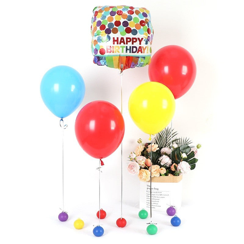 Greutate pentru Baloane, Vivimall, Accesoriu Party, 5.5x5.5 cm, 120 g, Mov - vivimall.ro