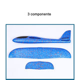 Avion Planor Din Polistiren In Punga, Lungime 47 Cm - vivimall.ro