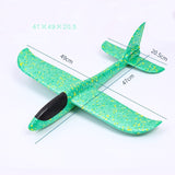 Avion Planor Din Polistiren In Punga, Lungime 47 Cm - vivimall.ro