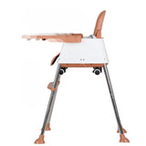 Scaun De Masa Pliabil 3In1, Reglabil, Multifunctional, 3 Pozitii, Masuta Si Husa Detasabile, Roti, Centura De Siguranta, Ajustare Inaltime