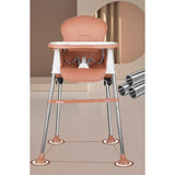 Scaun De Masa Pliabil 3In1, Reglabil, Multifunctional, 3 Pozitii, Masuta Si Husa Detasabile, Roti, Centura De Siguranta, Ajustare Inaltime