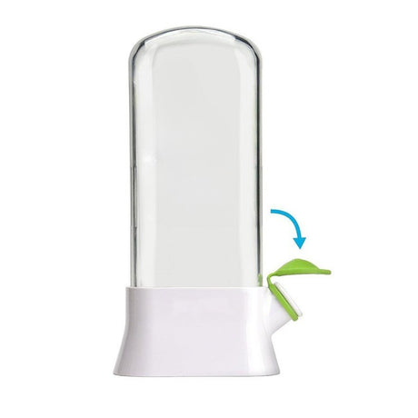 Recipient de Pastrare a Ierburilor cu Capac de Umplere cu Apa, Vivimall, Proaspat, Curat, Fara BPA, Practic, Durabil, 27x16 cm, Alb - vivimall.ro