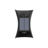 Lampa solara LED bidirectionala bicolora Vivimall, comutator culoare led, IP65, rezistent la apa, baterie 1.5 V, 400mah, 2 LED-uri, 13.5 x 9 cm, material ABS, multicolor - vivimall.ro