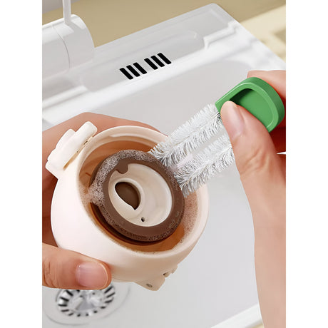 Perie De Curatat Pahare, Cani, Sticle, Cu Maner Lung Si Burete, Accesorii Pentru Spalarea Paielor Si Capacelor, Usor De Agatat, 27.5X11.4X6Cm - vivimall.ro