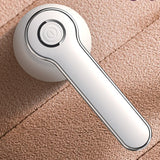 Aparat Pentru Curatat Scame, Par Si Praf, Vivimall, Pentru Diferite Tipuri De Material, Cu Lame Din Otel Inoxidabil, Incarcare Prin USB Type-C, Cu Perie De Curatare si Cablu USB Incluse, Alb, 20 x 8.8 x 8.5 cm - vivimall.ro
