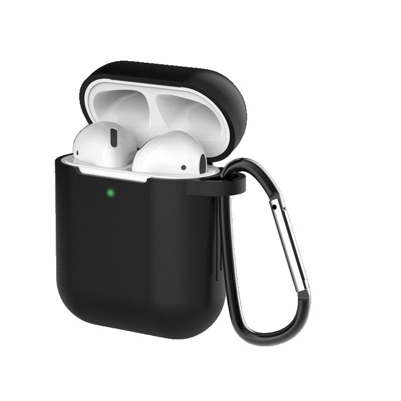 Husa AirPods cu Inel Prindere Negru - vivimall.ro