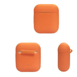 Husa AirPods cu Inel Prindere Portocaliu - vivimall.ro