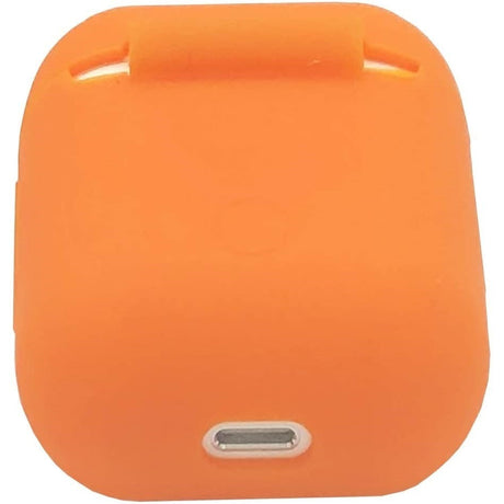 Husa AirPods cu Inel Prindere Portocaliu - vivimall.ro