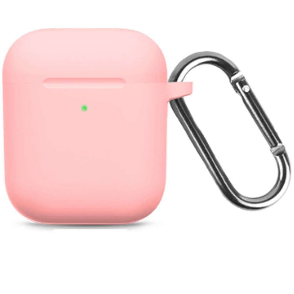 Husa AirPods cu Inel Prindere Roz - vivimall.ro
