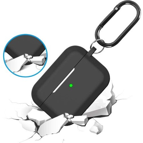 Husa AirPods Pro cu Inel Prindere Negru - vivimall.ro