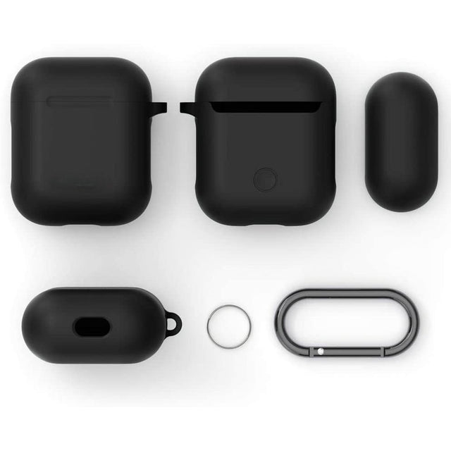 Husa AirPods Pro cu Inel Prindere Negru - vivimall.ro