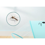 Husa Anti-Tantari, Vivimall, Pliabila, Protectie 360 Grade, Parasolar, 0-1 An, 60 x 55 x 5 cm, Albastru - vivimall.ro