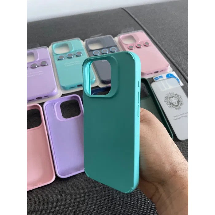 Husa Apple iPhone 13 Pro, Vivimall, din Silicon Lichid, Interior din Microfibra, Lentile Fosforescente de Protectie Camera, Anti Amprenta, Rezistenta la Socuri, Bleu - vivimall.ro