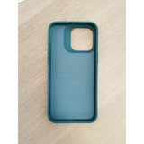 Husa Apple iPhone 14 Pro Max, Vivimall, din Silicon Lichid, Interior din Microfibra, Lentile Fosforescente de Protectie Camera, Anti Amprenta, Rezistenta la Socuri, Verde - vivimall.ro