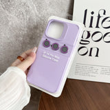 Husa Apple iPhone 15, Vivimall, din Silicon Lichid, Interior din Microfibra, Lentile Fosforescente de Protectie Camera, Anti Amprenta, Rezistenta la Socuri, Mov - vivimall.ro
