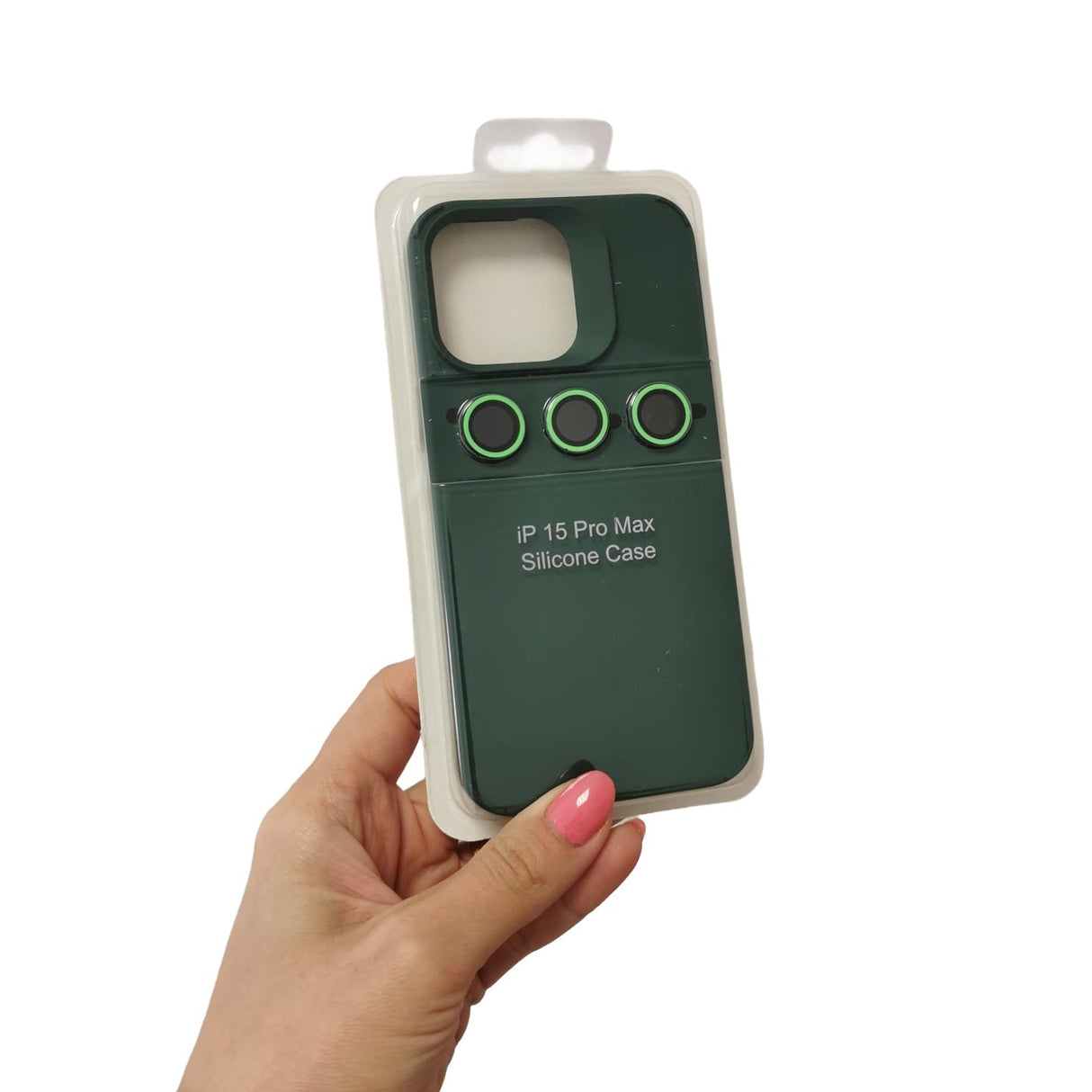 Husa Apple iPhone 15, Vivimall, din Silicon Lichid, Interior din Microfibra, Lentile Fosforescente de Protectie Camera, Anti Amprenta, Rezistenta la Socuri, Verde - vivimall.ro