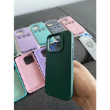 Husa Apple iPhone 15, Vivimall, din Silicon Lichid, Interior din Microfibra, Lentile Fosforescente de Protectie Camera, Anti Amprenta, Rezistenta la Socuri, Verde - vivimall.ro
