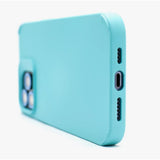 Husa Apple iPhone 15 Pro Max, Vivimall, din Silicon, Interior din Microfibra, Protectie Camera, Design Modern, Rezistenta la Impact, Bleu - vivimall.ro