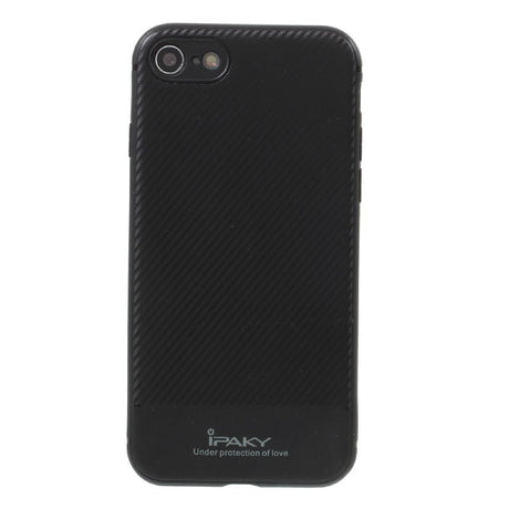 Husa Apple iPhone 6/6S IPAKY Carbon Fiber Negru - vivimall.ro
