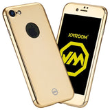 Husa Apple iPhone 6+/6S+ Joyroom (Fata + Spate) Auriu + Folie de protectie - vivimall.ro