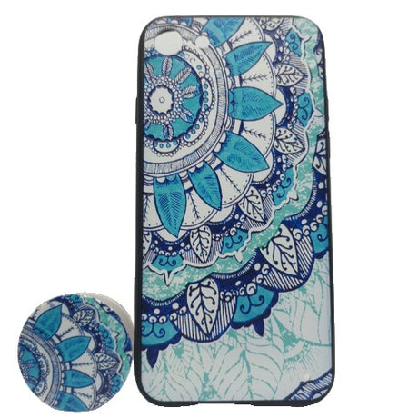 Husa Apple iPhone 6/6S Multicolor Model Frunza Suport inclus - vivimall.ro