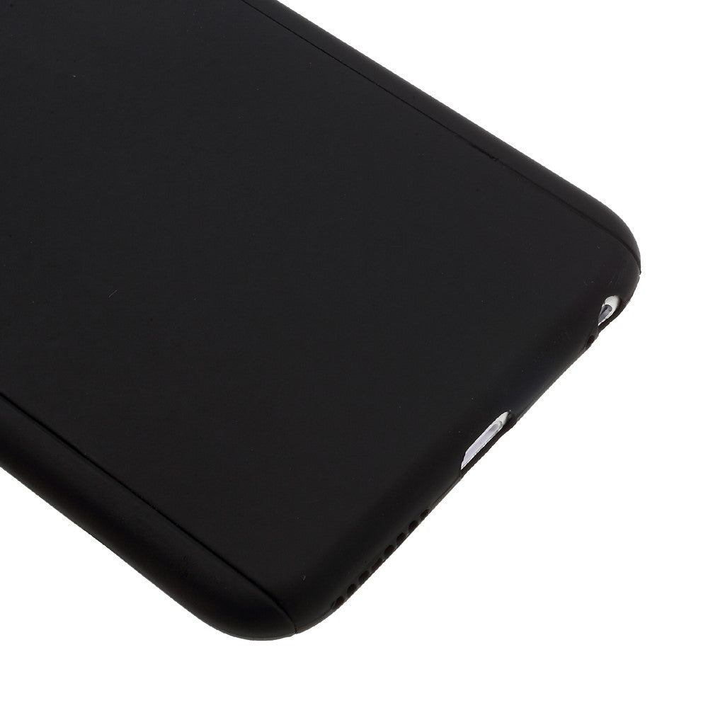 Husa Apple iPhone 6 Plus/6S Plus Full Cover 360 Negru + Folie de protectie - vivimall.ro