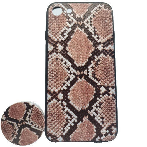 Husa Apple iPhone 6 Plus/6S Plus Multicolor Model Sarpe 2 + Popsocket inclus - vivimall.ro