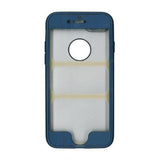 Husa Apple iPhone 6 Plus Full Silicone 360 Albastru + Folie de protectie - vivimall.ro